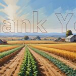 Simple thank you farmer card