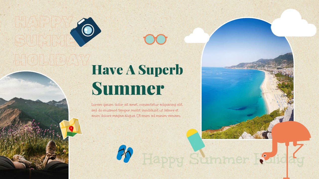 summer vacation presentation templates