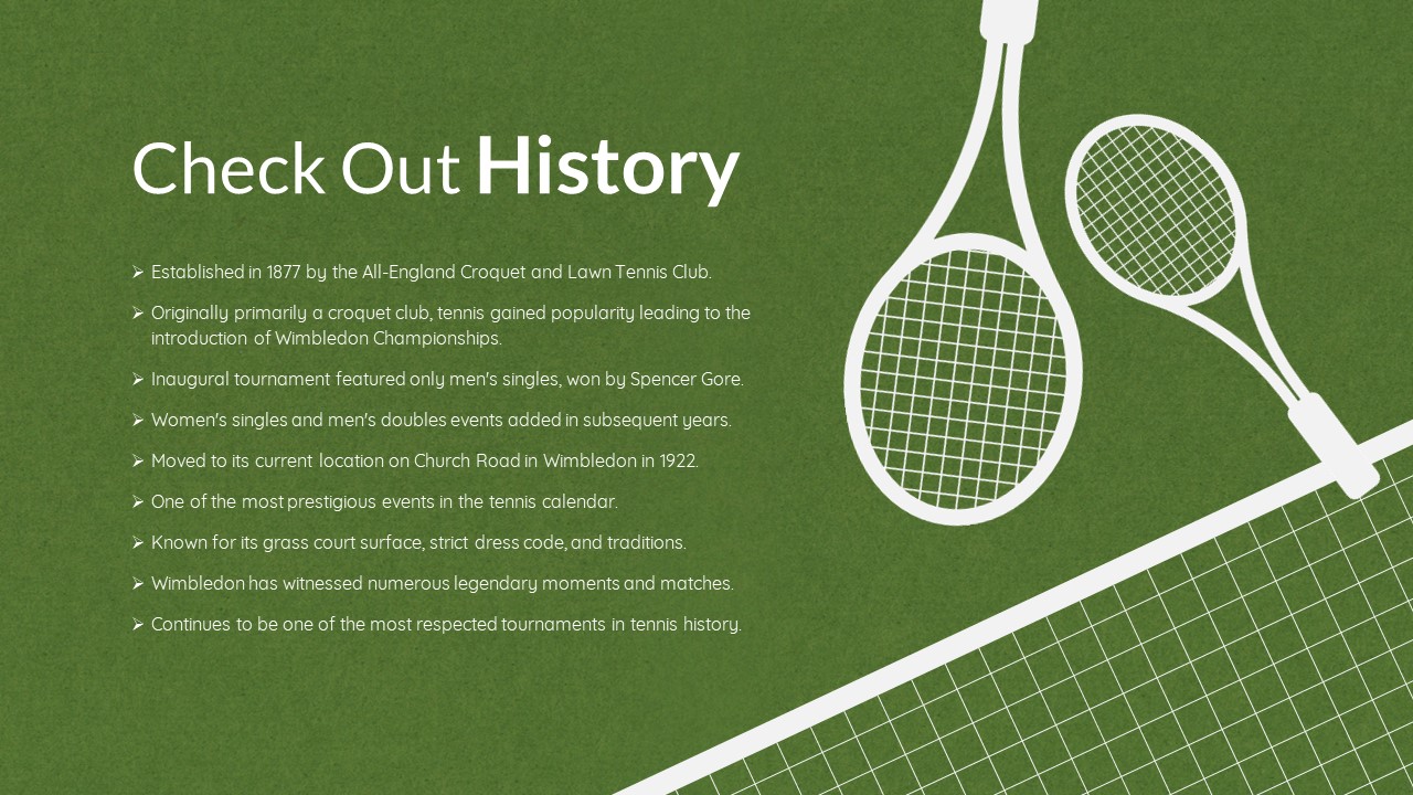 Wimbledon History