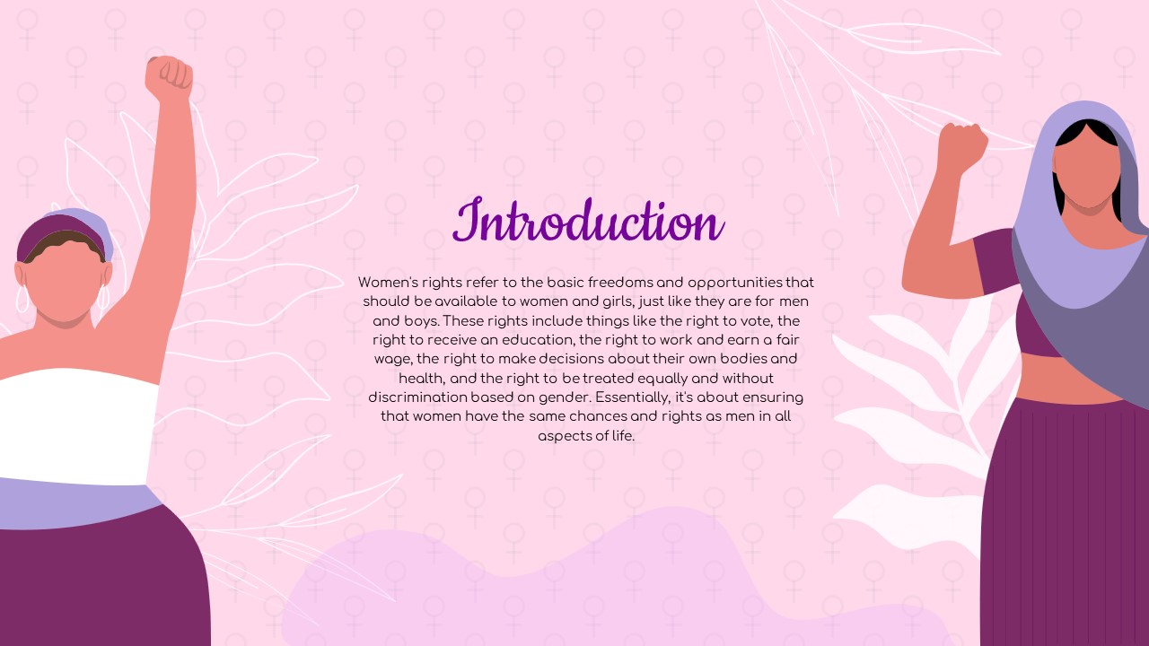 Womens Right PPT Template