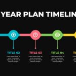 dark theme simple timeline template