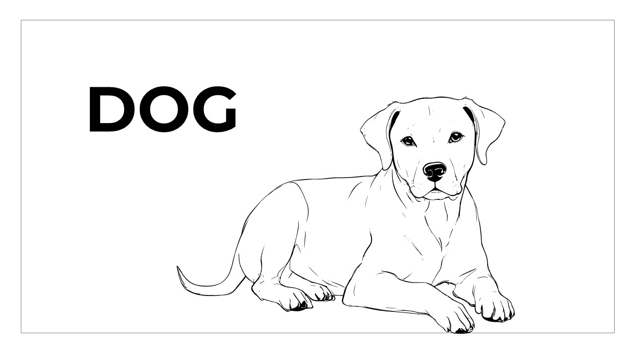 adorable dog coloring pages