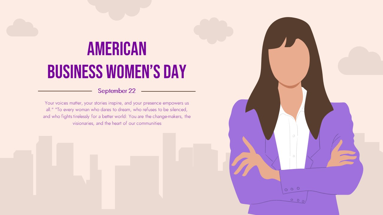 business women day poster template