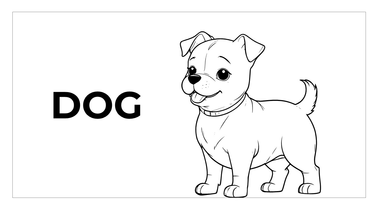 cute dog coloring pages