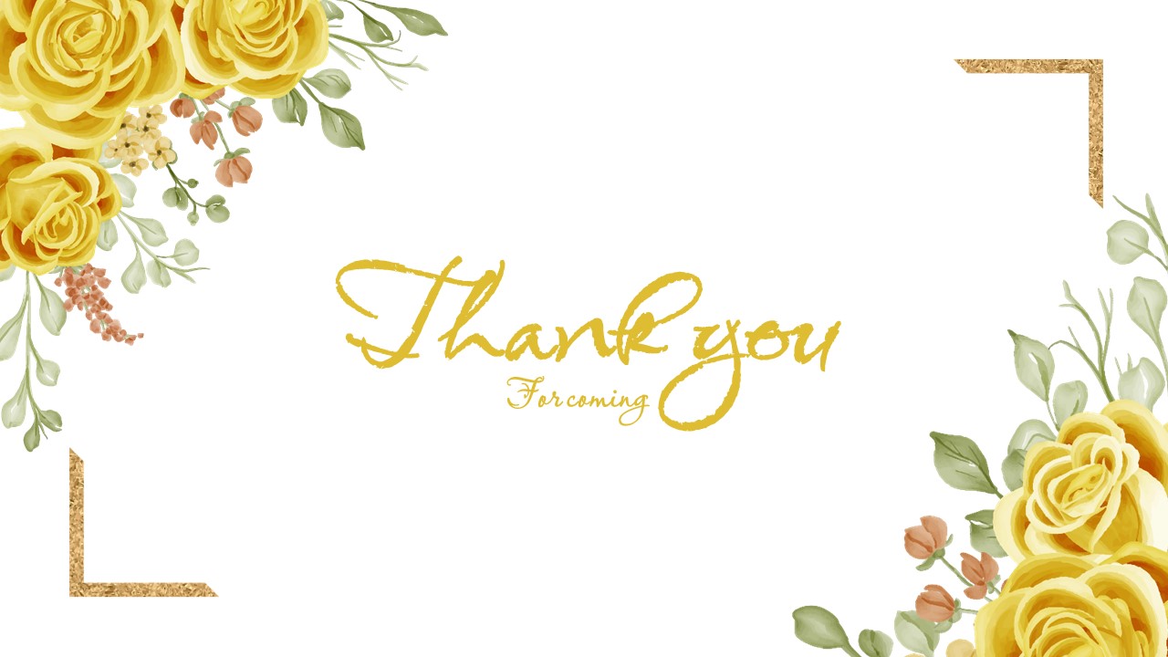 floral thank you poster