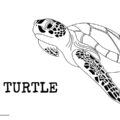 Giant Turtle Coloring Pages