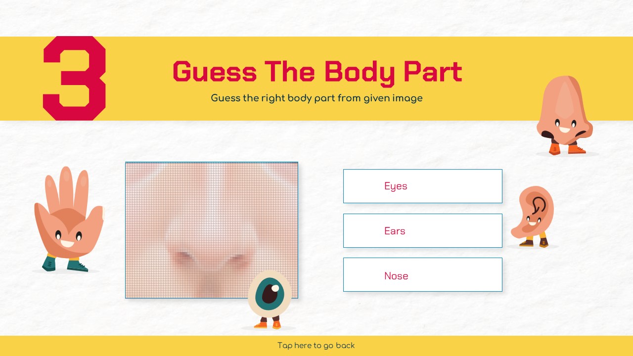 Guess body part nose