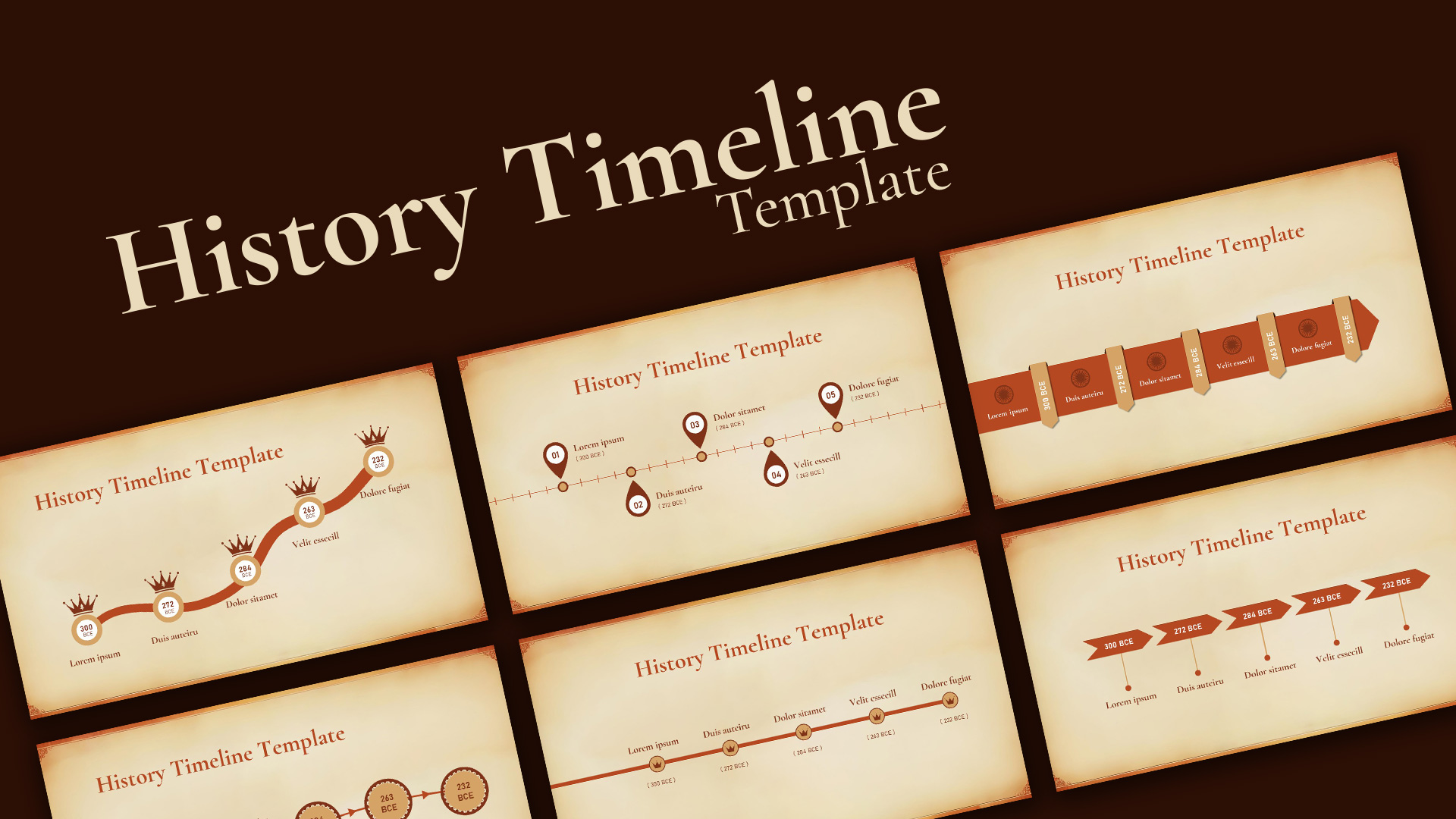 history timeline template