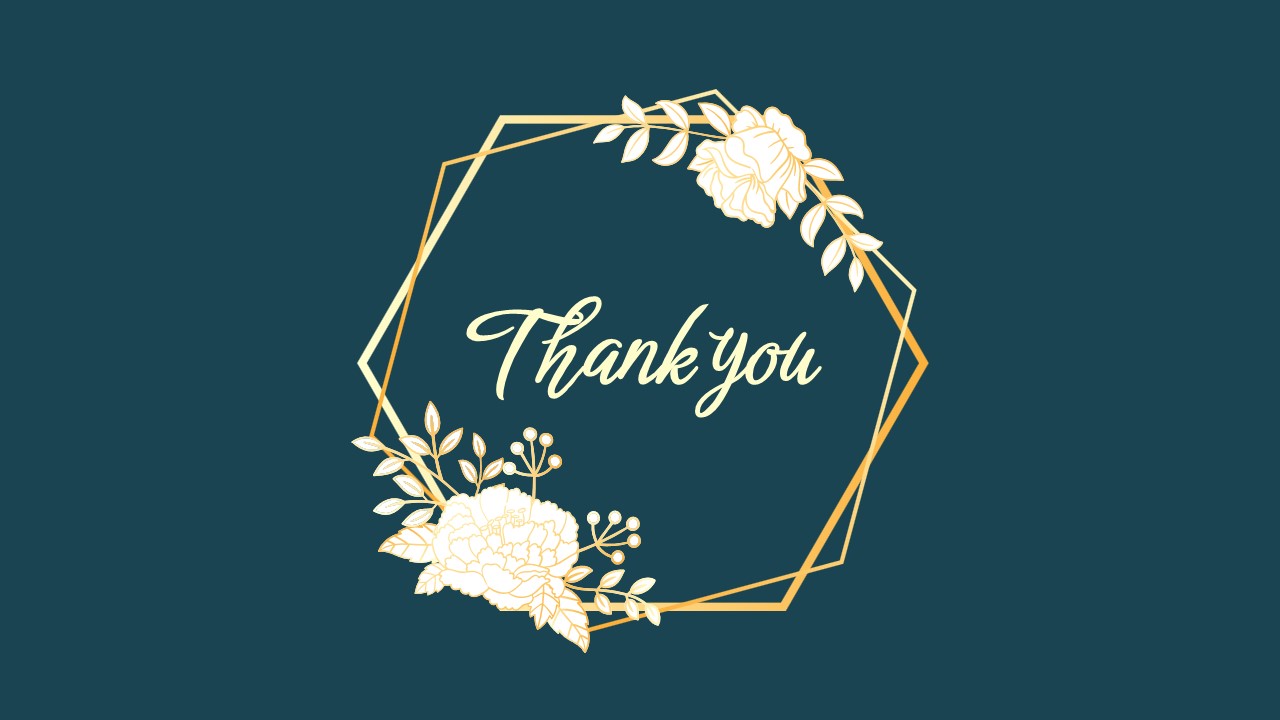 Wedding Thank You Template PowerPoint and Google Slides - SlideChef