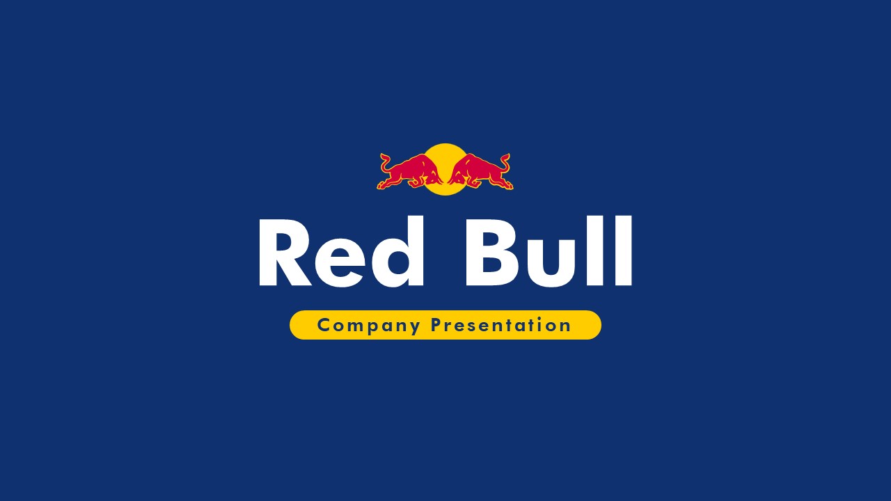 Redbull Presentation Template