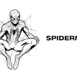 aesthetic spiderman coloring pages