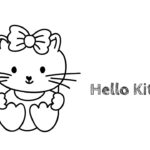 Cute Hello Kitty Coloring