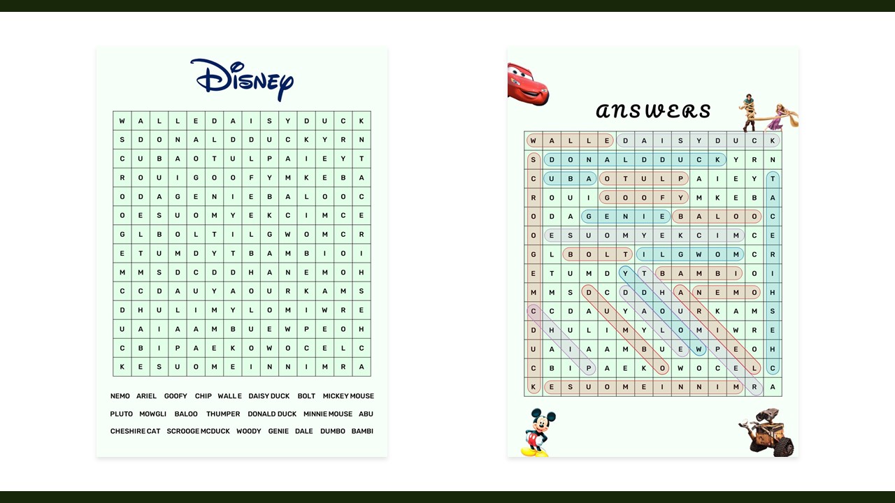 disney word puzzle game