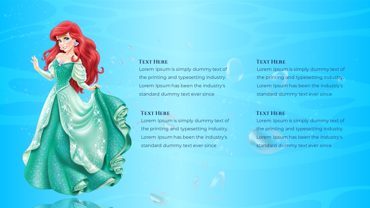 Little Mermaid PPT Template