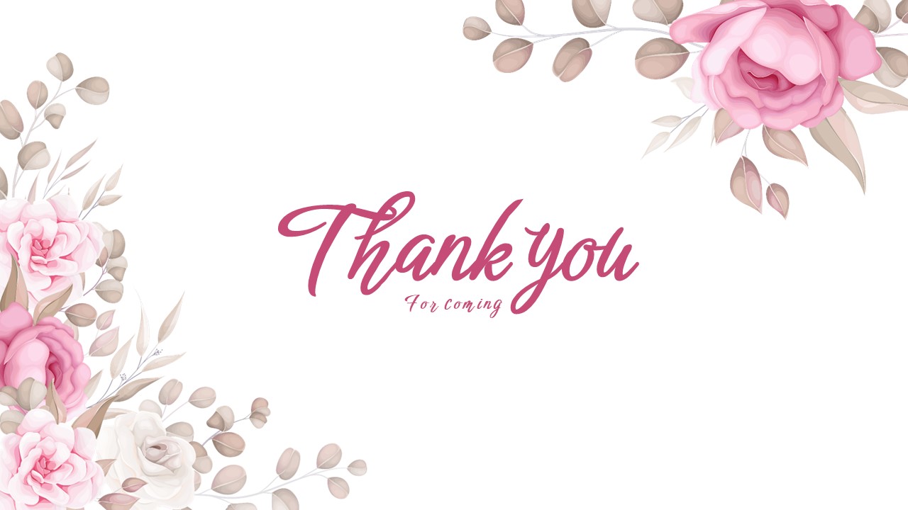 pink thank you poster