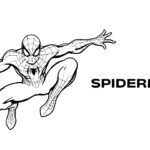 spiderman coloring pages template