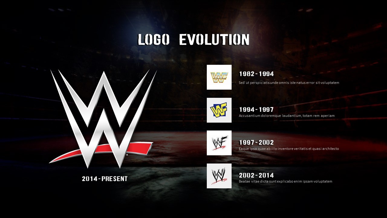 wwe logo evolution