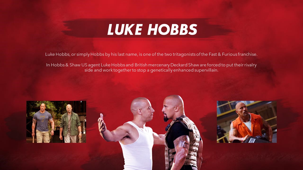 Dwayne Johnson Luke Hobbs