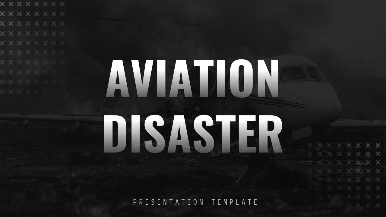 airplane crash template