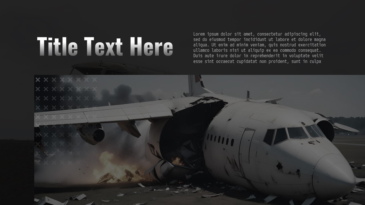 aviation disaster template