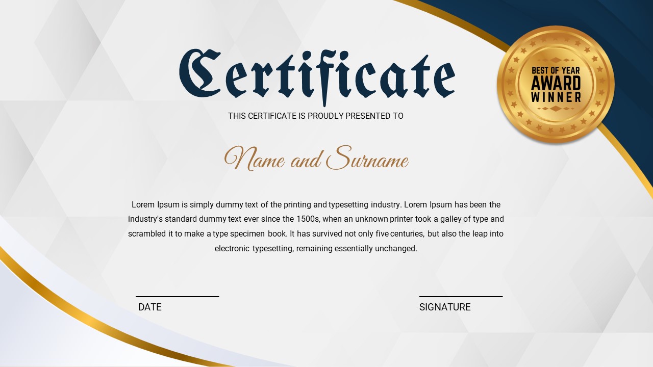 certificate of appreciation template