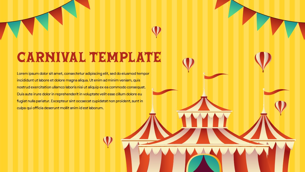 carnival theme template