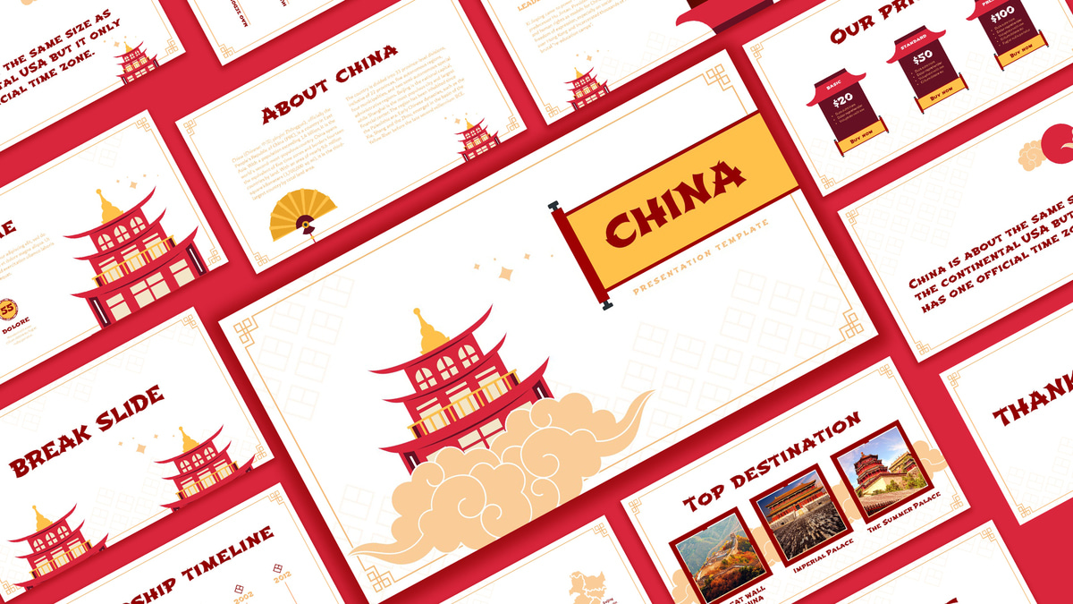 china presentation template