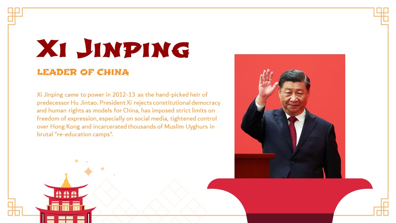 Chinese president Xi Jinping