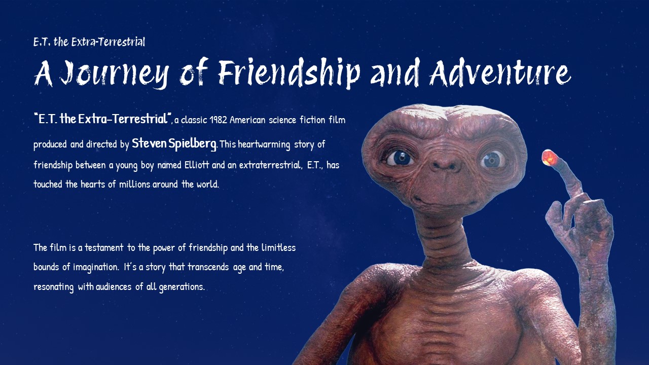 extraterrestrial movie template