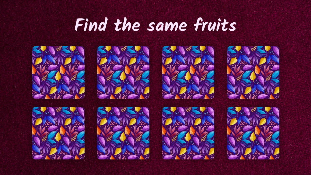 find the fruit template