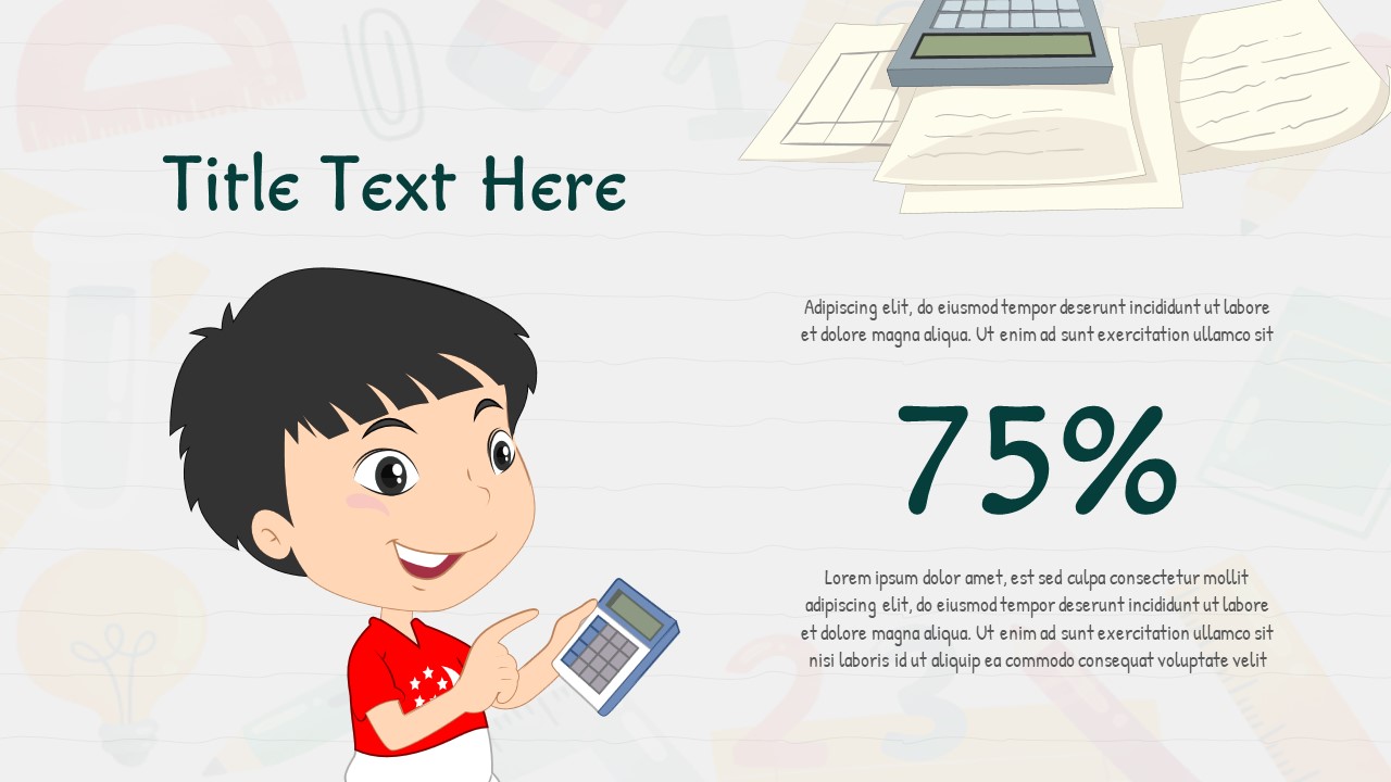 interactive maths template