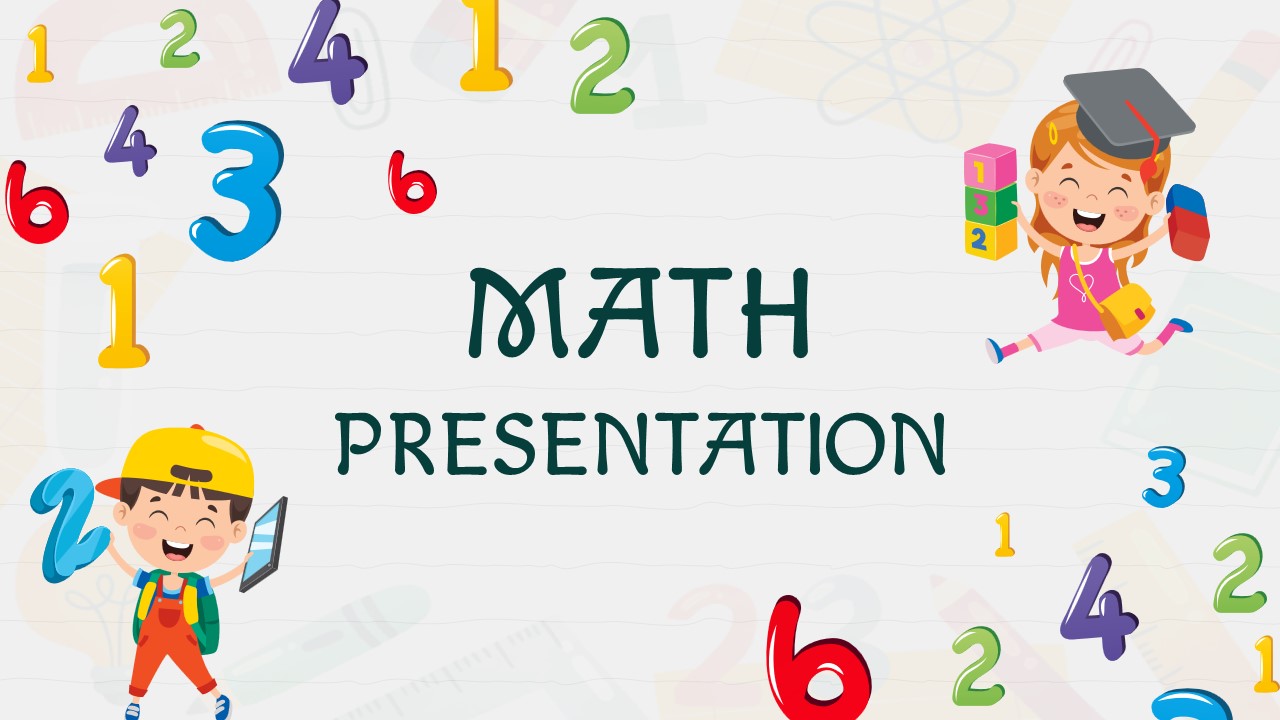 math lesson presentation template