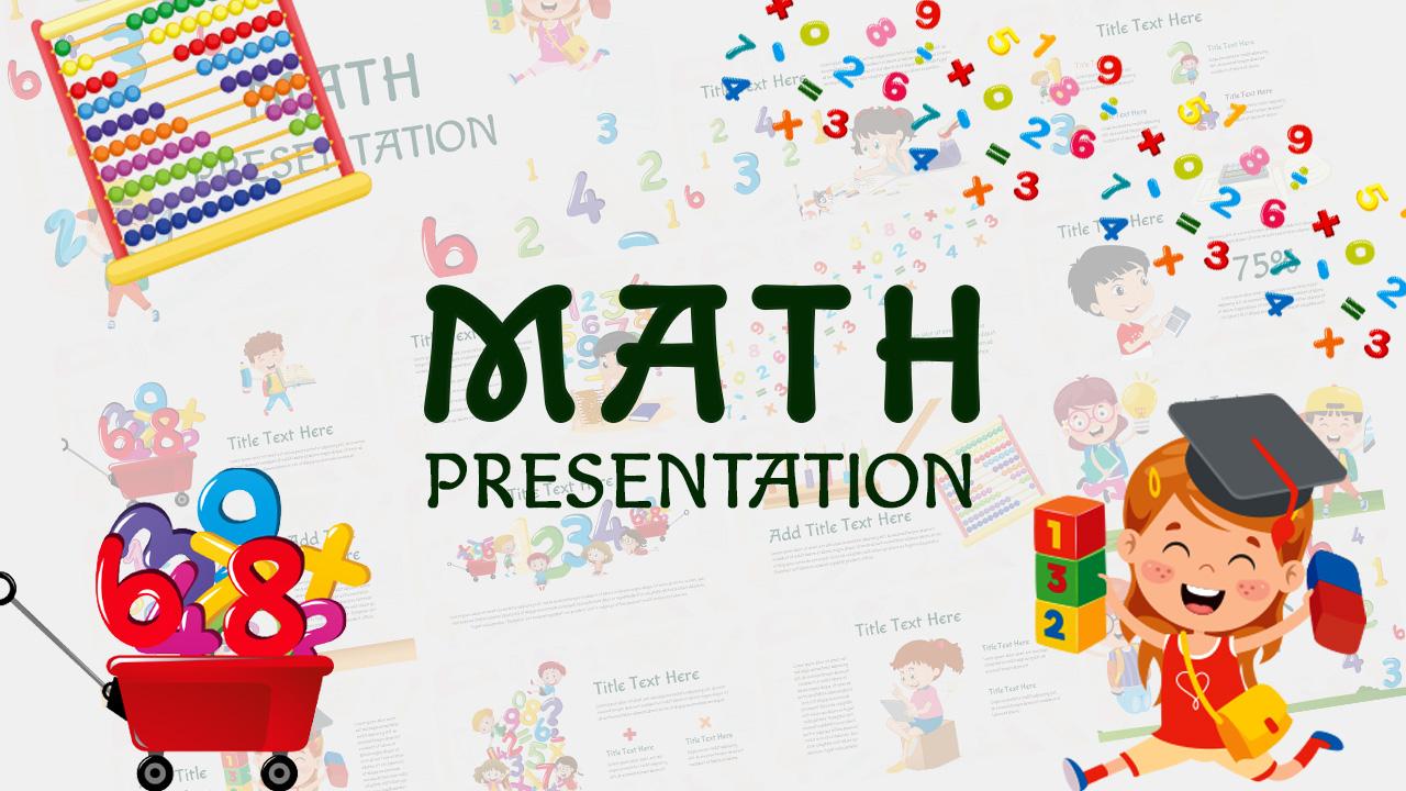 math presentation template