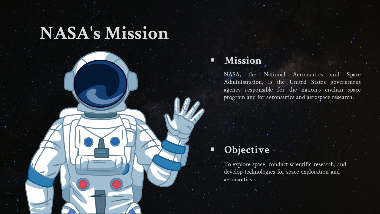 nasa mission template