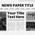 news paper template