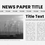 newspaper article template