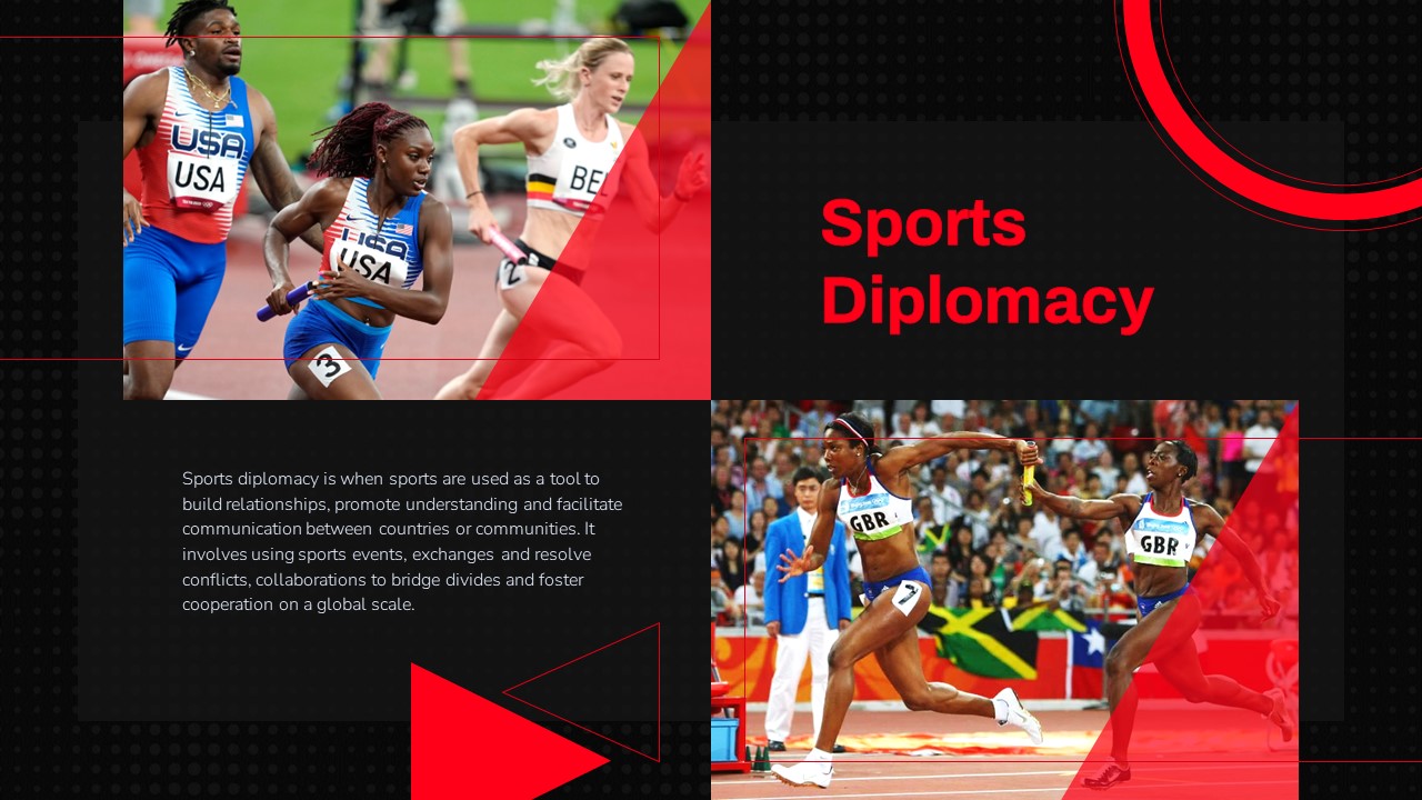 Sports diplomacy template