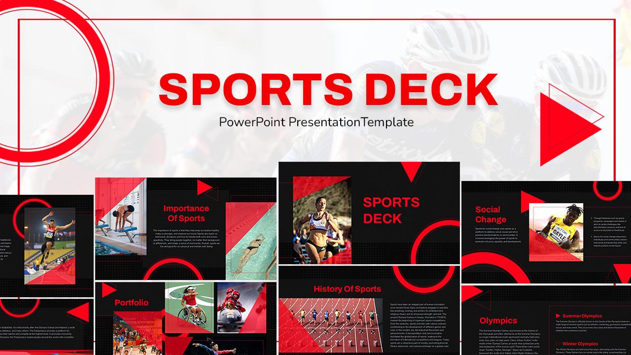 sports PowerPoint template