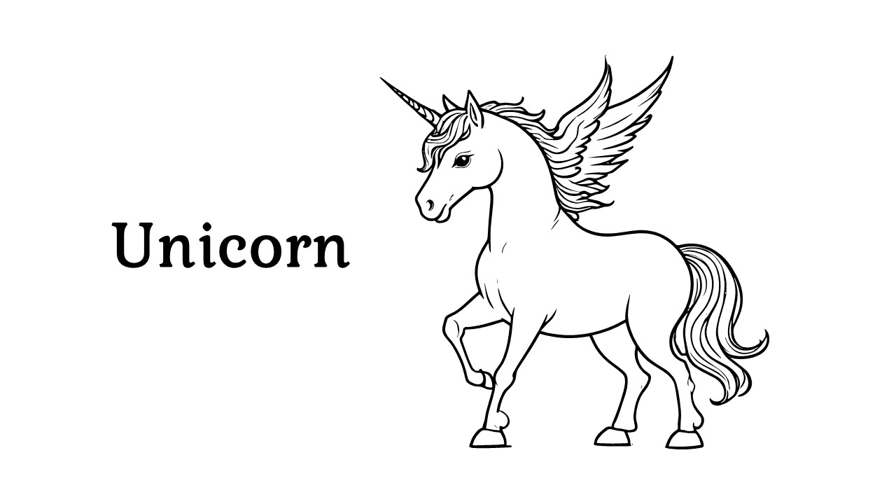 unicorn coloring pages