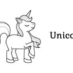 unicorn drawing pages