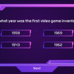 which year video game was invented