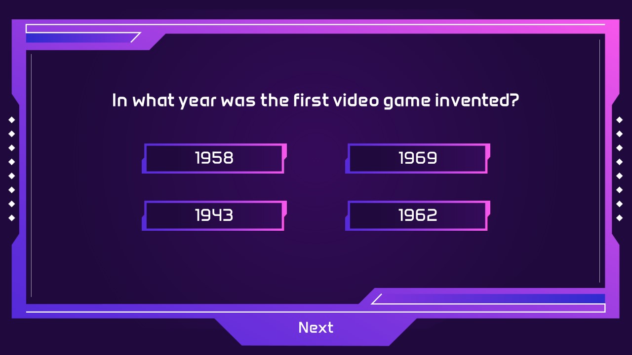 which year video game was invented