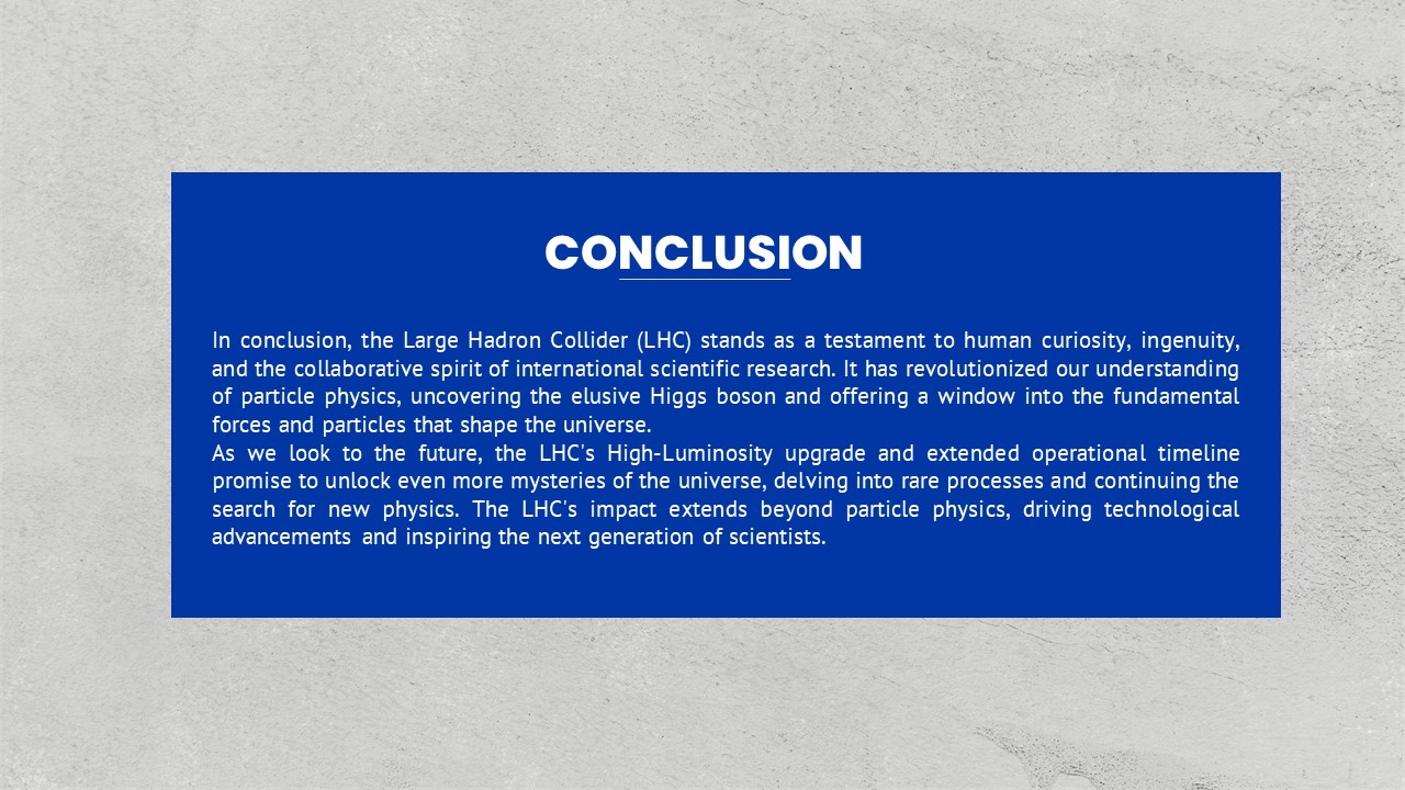 LHC Conclusion