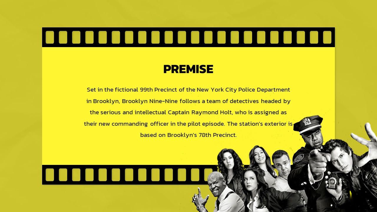 brooklyn 99 show template