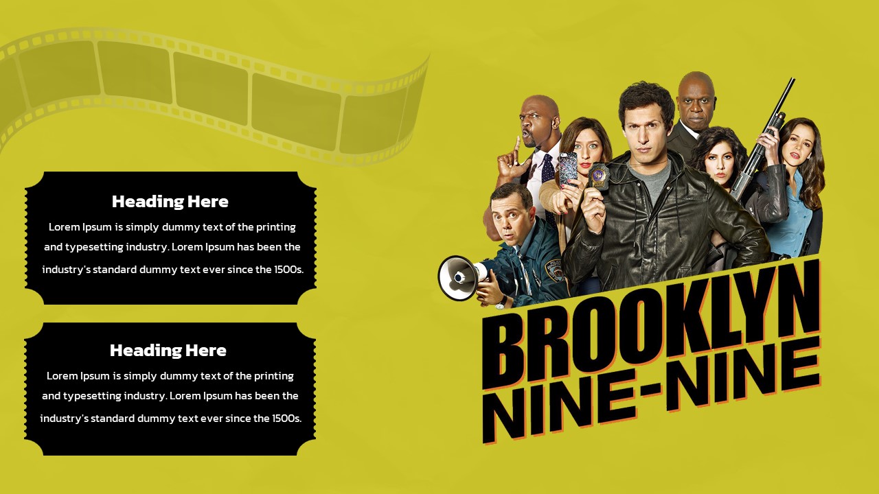 brooklyn nine nine presentation