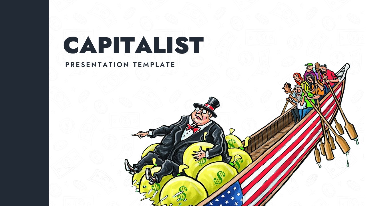 capitalism poster template