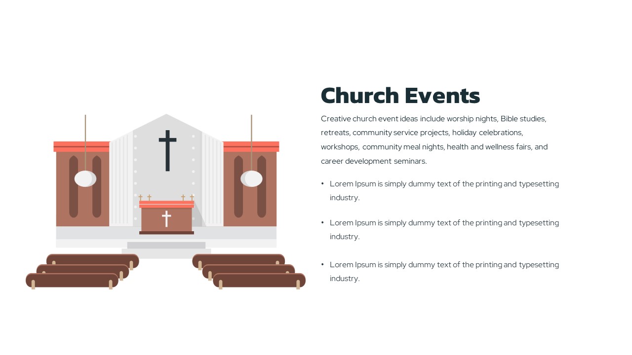 church events templates