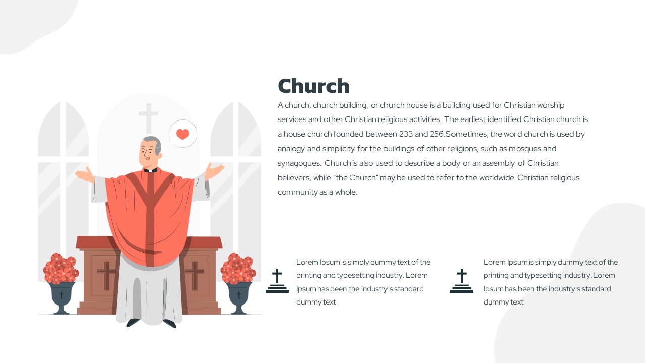 church sayings template