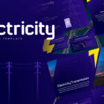 electricity slideshow template