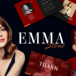 emma stone poster template